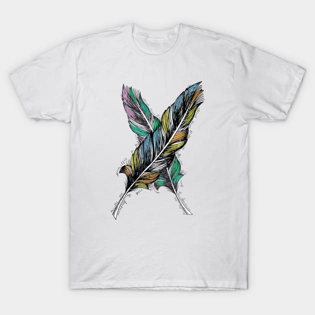 Feather T-Shirt by Original_Badman